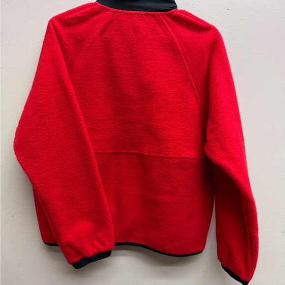 Red Fleece Utility Jacket - Picture 4 of 4